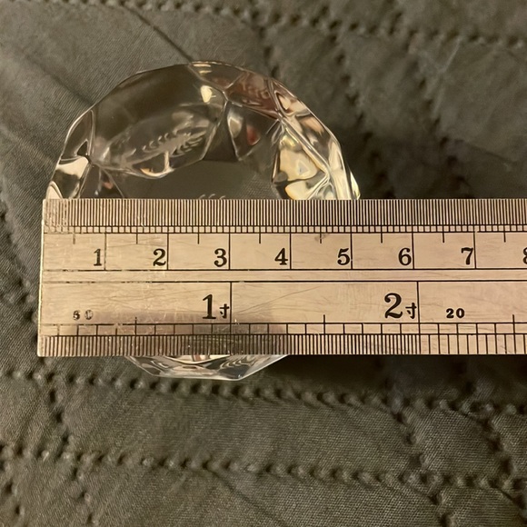 Crystal paper weight Scorpio prism 24% PbO made in Czech - Picture 2 of 5